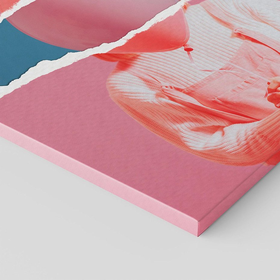 Obraz na płótnie 80x80 - Kolaż Wyobraźni - kolaż zdjęć, styl retro