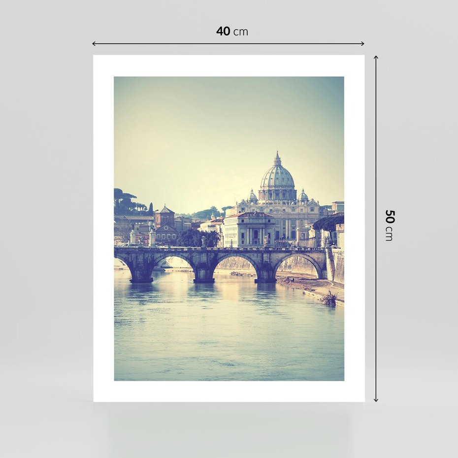 Plakat bez ramy 40x50 - Urok włoskiego miasta - Włochy, miasto