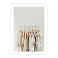 Plakat bez ramy 21x30 - Elegancja Prostoty - ubrania, modowa fotografia