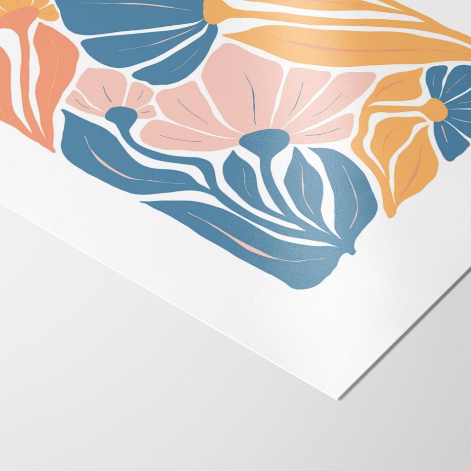 Plakat bez ramy 21x30 - Migotliwe Marzenia - kwiaty, rośliny