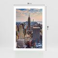 Plakat bez ramy 21x30 - Manhattan - Wieżowce Nowego Jorku - Manhattan, Nowy Jork