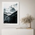 Plakat bez ramy 40x50 - Góry w Zimowym Uścisku - góry, ośnieżone szczyty