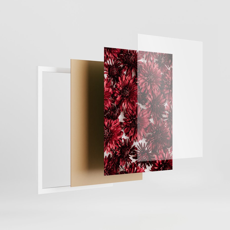 Zestaw obrazy w ramie 50x70 galeria - Twój, dzień, cytat, motywacja - rama biała