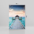 Obraz na płótnie 50x70 - Morski Pomost - morze, pomost