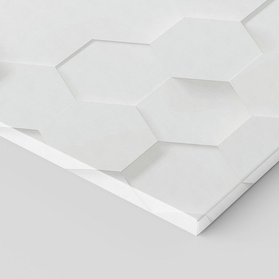 Obraz na płótnie 120x80 - Przestrzenne Zabawy - geometryczne, 3D