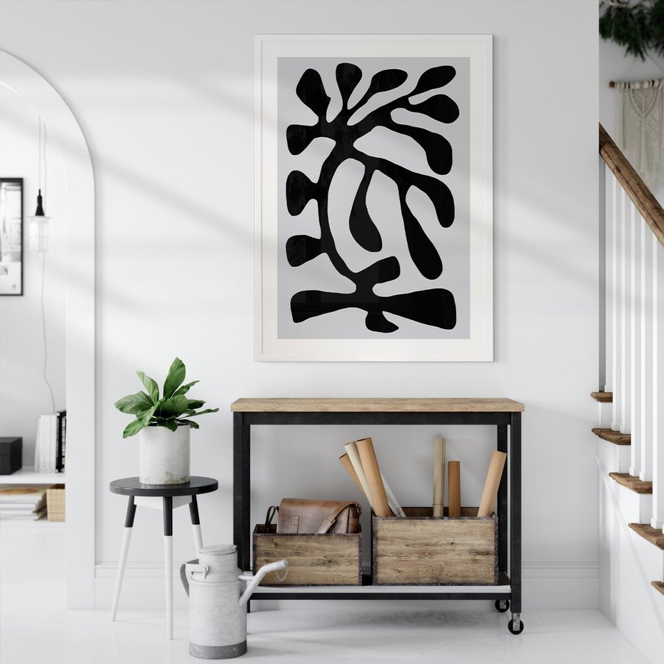 Plakat bez ramy 30x40 - Przenikające Refleksje - matisse, sztuka nowoczesna