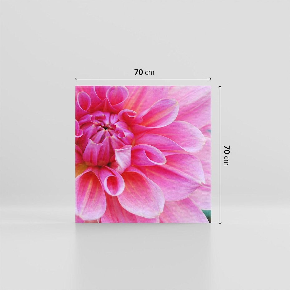 Obraz na płótnie 70x70 - Kwiatowy taniec różnorodność natury - kwiat, kwiaty