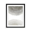 Plakat w ramie 40x50 - Impresje Energii - rozmyte cienie, abstrakcja - rama czarna