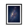 Plakat w ramie 30x40 - Wśród Gwiazd - rozgwieżdzone niebo, droga mleczna - rama czarna