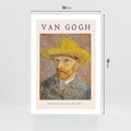 Plakat bez ramy 50x70 - Autoportret van Gogha - van gogh, autoportret