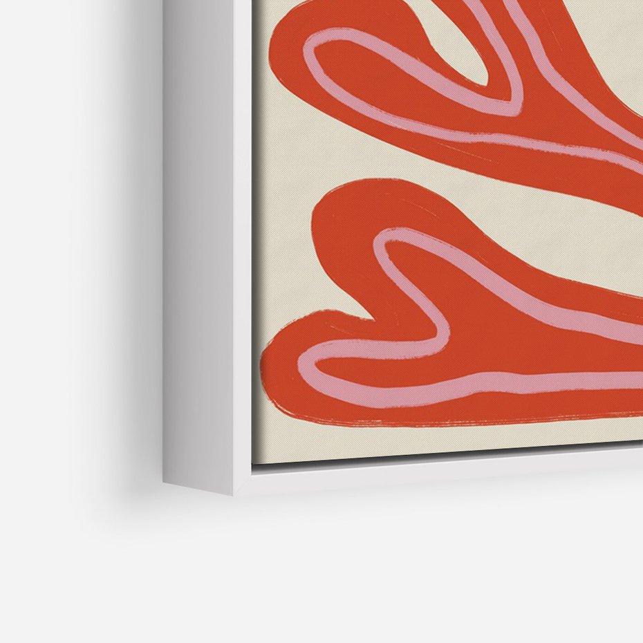 Obraz w ramie 80x120 - Księga Pastelowych Impulsów - abstrakcyjny obraz, plakat - rama biała