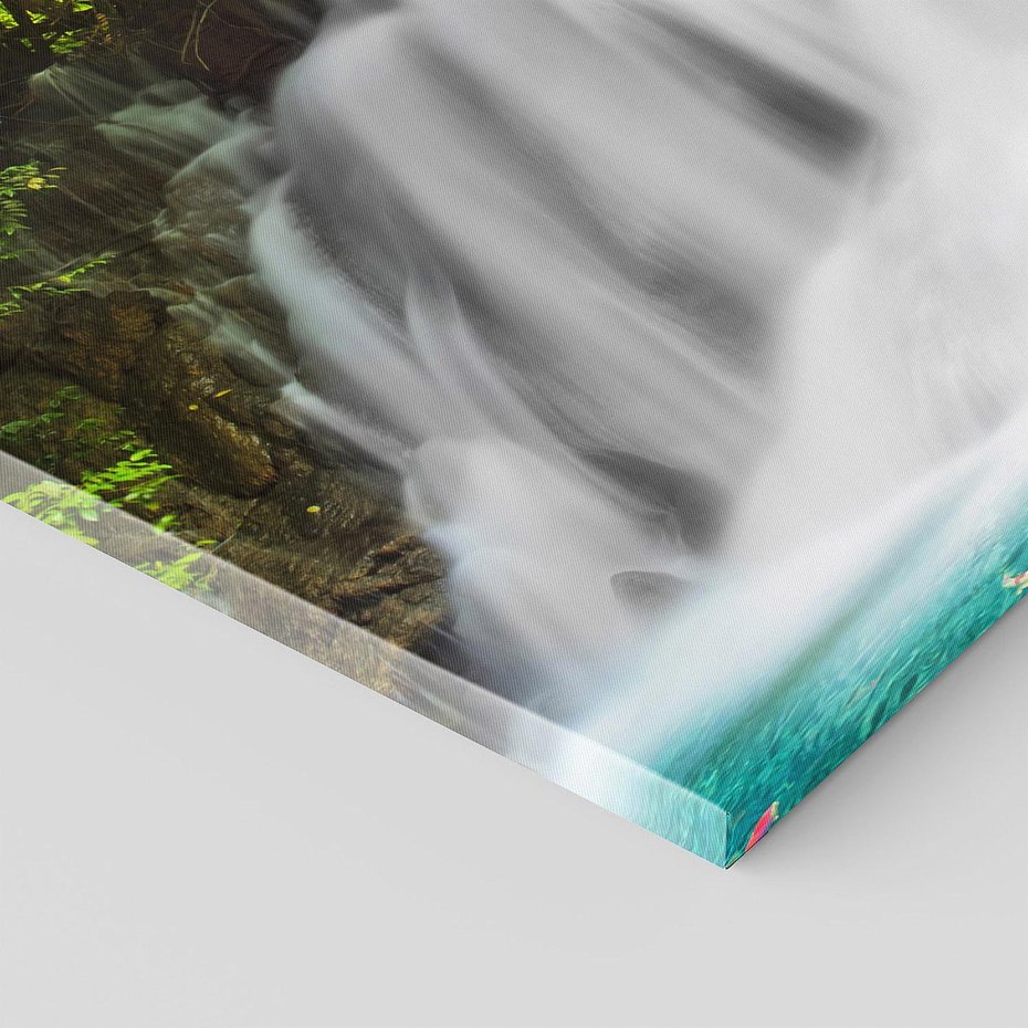 Obraz na płótnie 140x70 - Magiczne wodospady Tajlandii - Tajlandia, wodospad