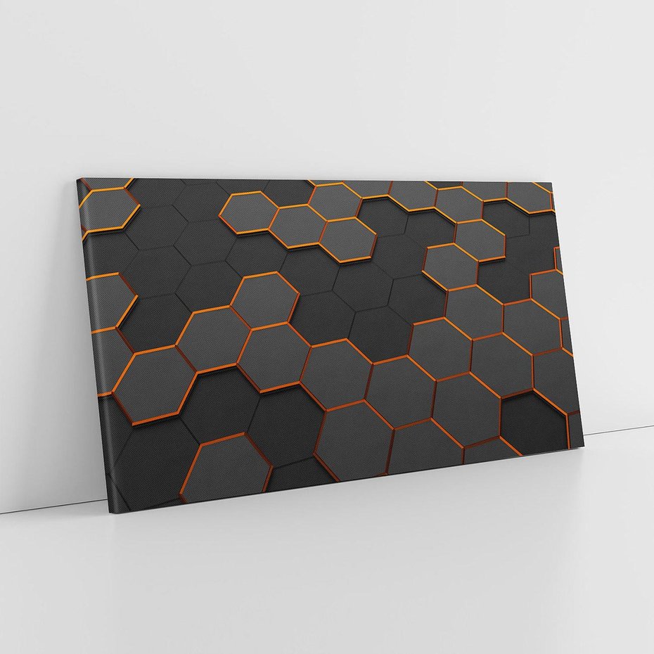 Obraz na płótnie 120x60 - Trójwymiarowa abstrakcja - 3D, abstrakcja