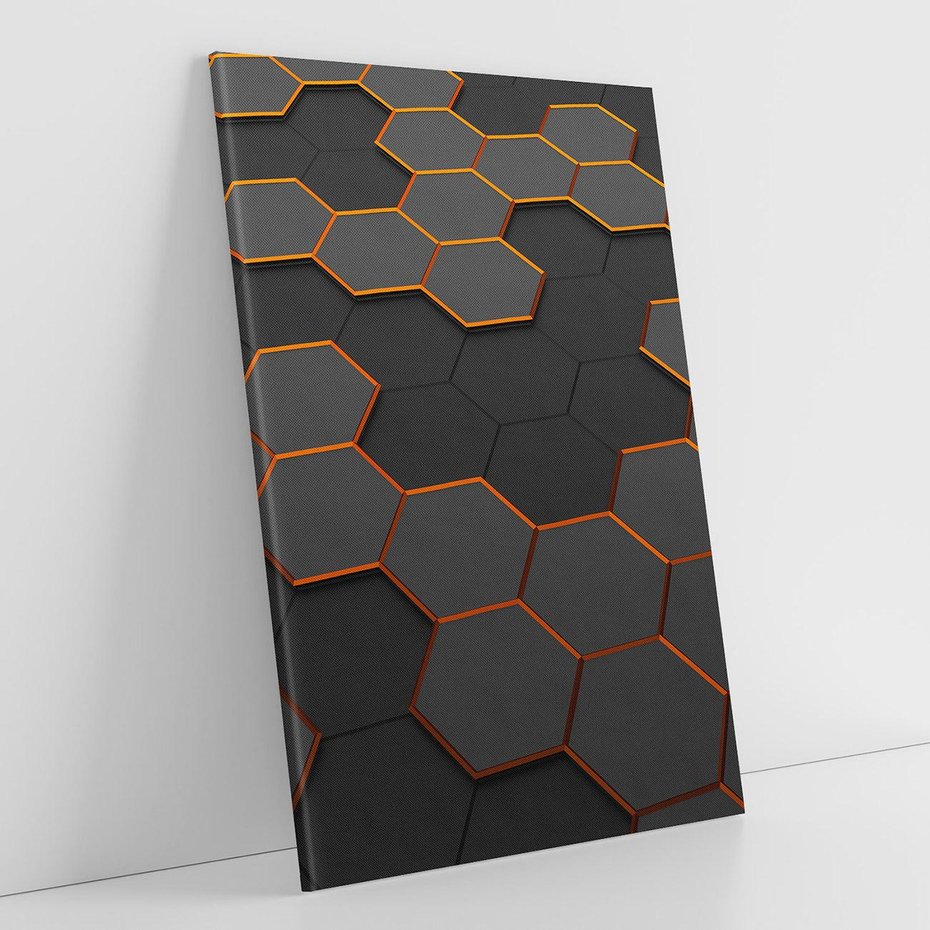 Obraz na płótnie 80x120 - Trójwymiarowa abstrakcja - 3D, abstrakcja