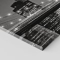 Obraz na płótnie 120x60 - Miasto ożywione nocą - miasto, noc