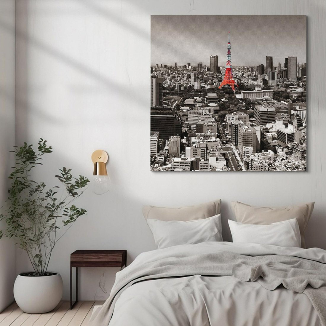 Obraz na płótnie 70x70 - Energia japońskiej stolicy - Tokio, Japonia