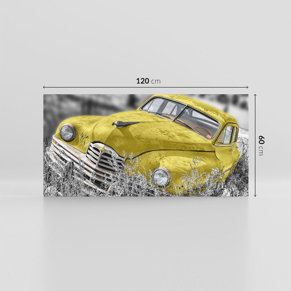 Obraz na płótnie 120x60 - Retro Auto: Wspomnienie Minionych Czasów - samochód, auto