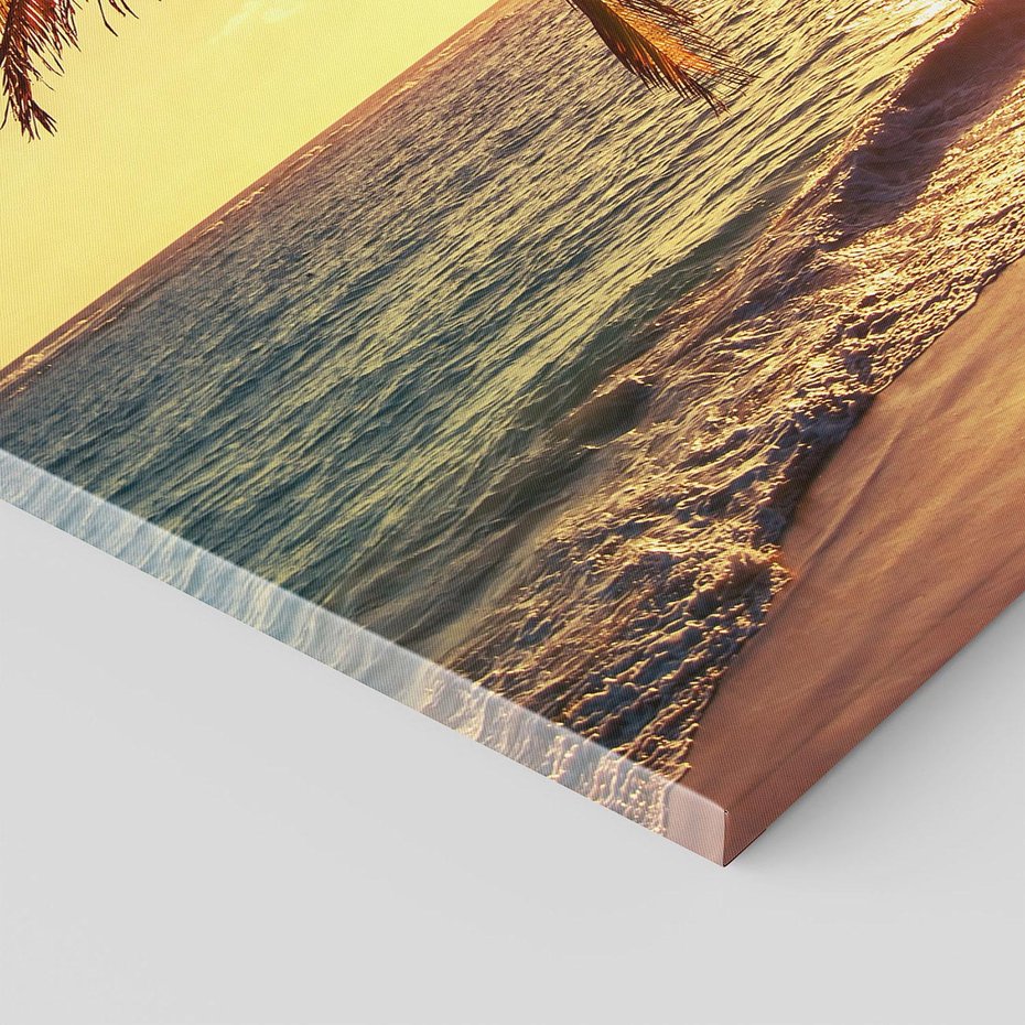 Obraz na płótnie 80x120 - Rajski Widok - zachód słońca,