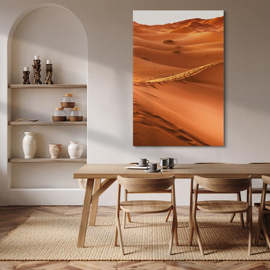 Obraz na płótnie 80x120 - Pustynny krajobraz - pustynia