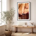 Plakat bez ramy 50x70 - Manicure i Pedicure - manicure, pedicure