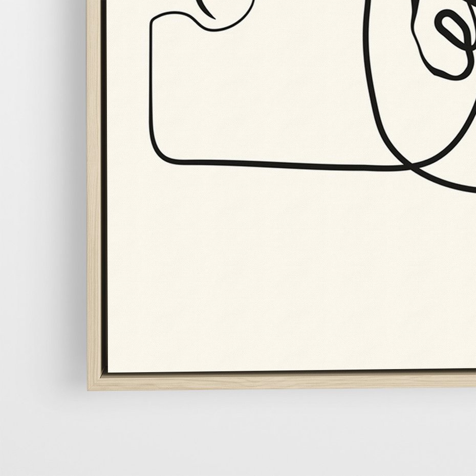 Obraz w ramie 70x100 - Trzy Kobiety - 3 kobiety, antyczny posag - rama drewno