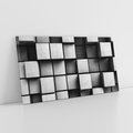 Obraz na płótnie 120x60 - Abstrakcyjne 3D kwadraty - 3D, abstrakcja