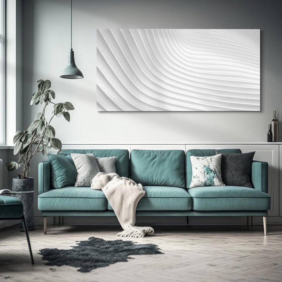 Obraz na płótnie 120x60 - abstrakcja barw - abstrakcja