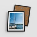 Plakat w ramie 40x50 - Wolność na Horyzoncie - żaglowiec, morze - rama czarna