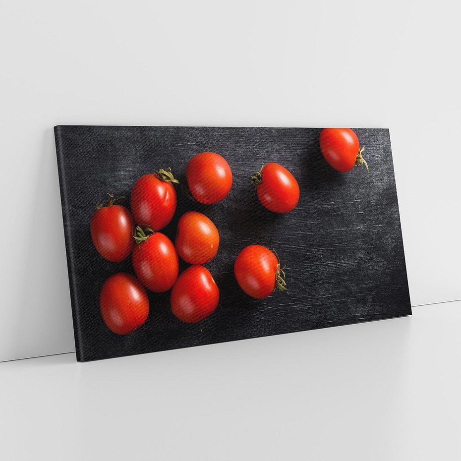 Obraz na płótnie 140x70 - Świeżość Smaku - pomidory, kuchnia