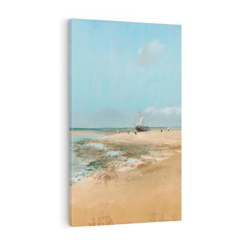 Obraz na płótnie 50x70 - Beach at Low Tide (Mouth of the River) (1869), Edgar Degas - Reprodukcja - reprodukcja, obraz na płótnie