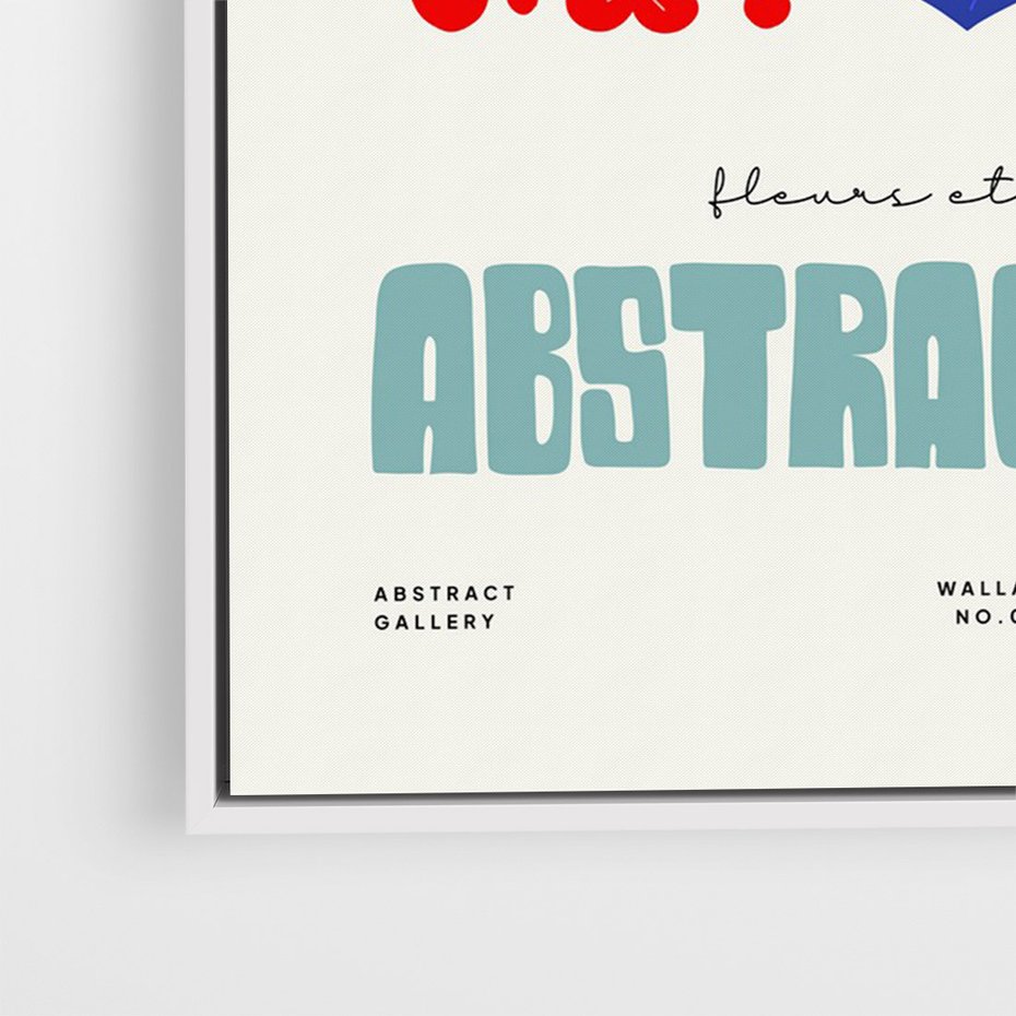 Obraz w ramie 70x100 - Podróżne Impulsy - abstrakcja, kobieta - rama biała