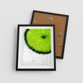 Plakat w ramie 40x50 - Świeżość i kwasowość limonki - limnka, owoce - rama czarna