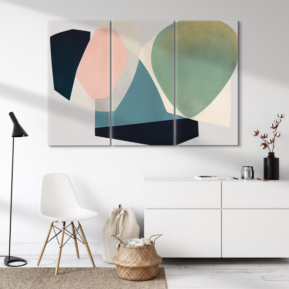 Obraz na płótnie 120x80 - Szare Tło Plam - abstrakcyjne plamy, kształty