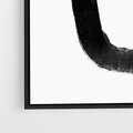 Obraz w ramie 70x100 - Kształtując Granice - abstrakcja, minimalizm - rama czarna