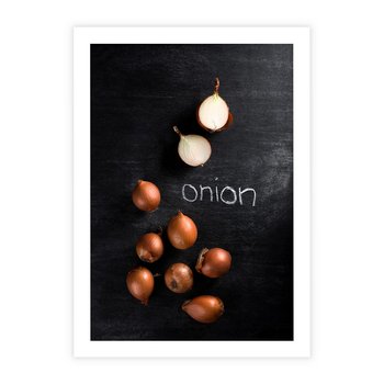 Plakat bez ramy 21x30 - Aromatyczne Inspiracje - cebula, kuchnia