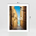Plakat bez ramy 30x40 - Perspektywa magicznej uliczki - uliczka, perspektywa