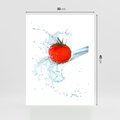 Plakat bez ramy 30x40 - Apetyczna KuchniaNowoczesna Ekspresja - pomidor, jedzenie