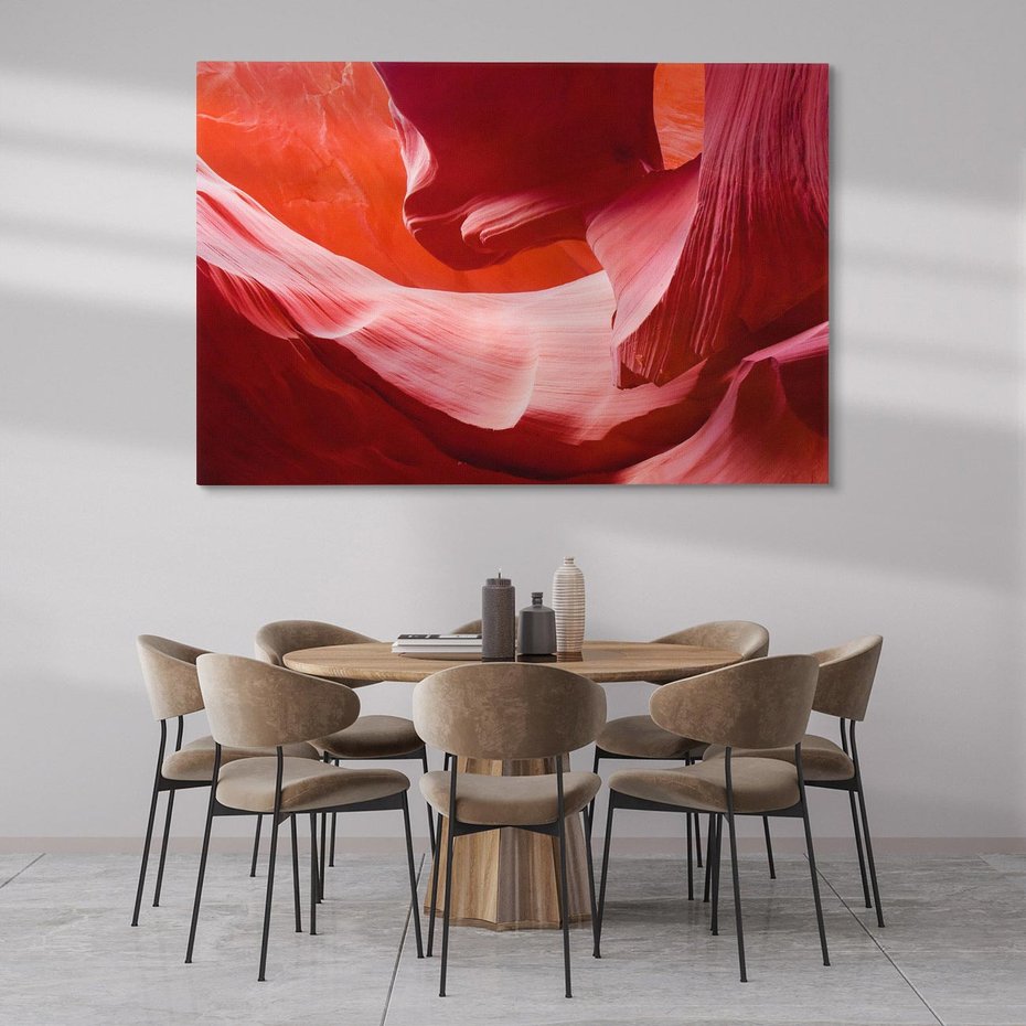 Obraz na płótnie 100x70 - Abstrakcja: wyraz artystycznej wolności - abstrakcja