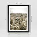 Plakat w ramie 40x50 - Pampas i Bocho - suche trawy, bocho - rama czarna