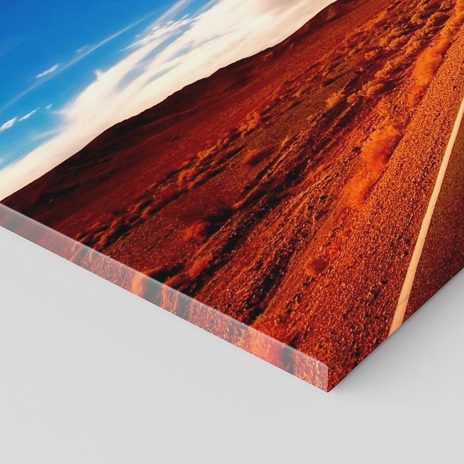 Obraz na płótnie 120x60 - Przygoda na pustynnej drodze - droga, pustynia