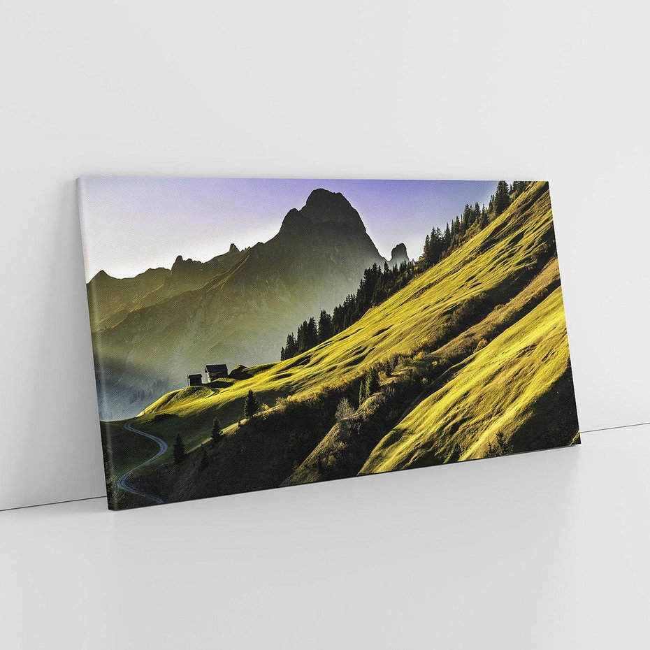 Obraz na płótnie 120x60 - Górski las magia przyrody - góry, las