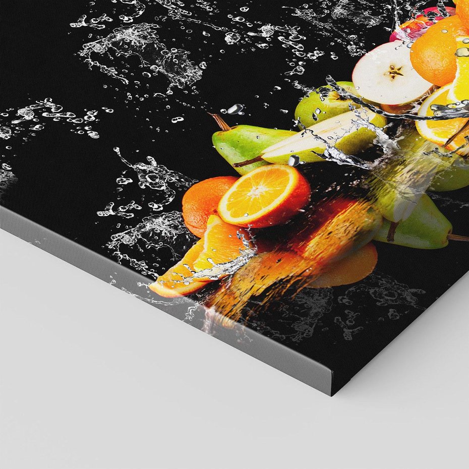Obraz na płótnie 80x80 - Owoce w Restauracji - owoce, kuchnia