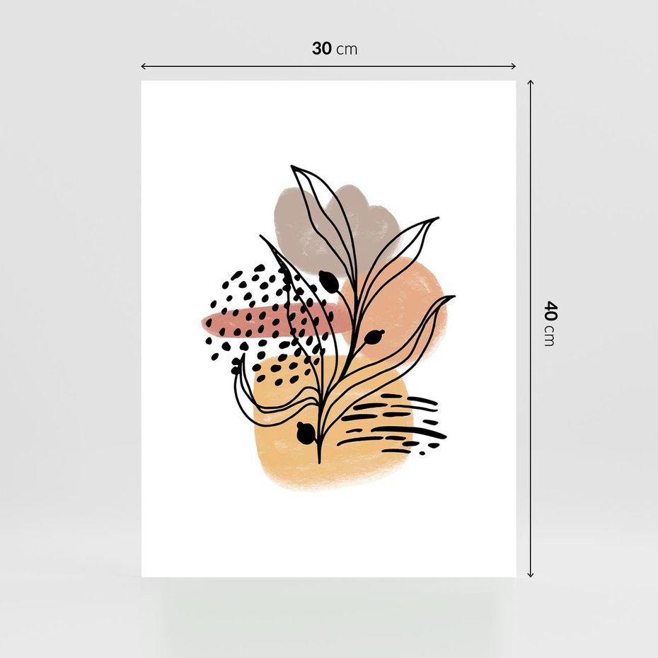 Plakat bez ramy 30x40 - Rozkwitająca Innowacja - abstrakcja, sztuka nowoczesna