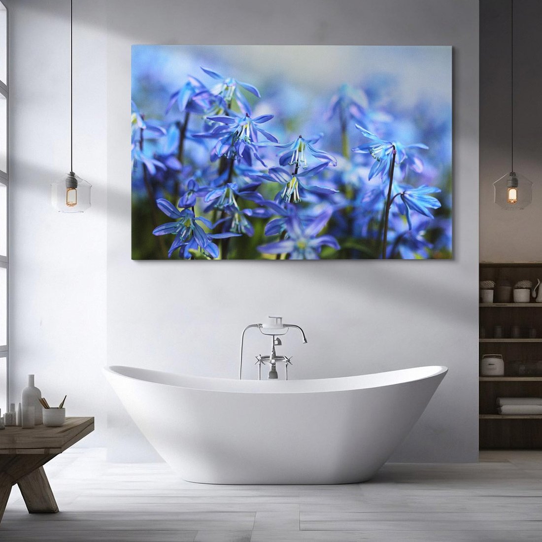 Obraz na płótnie 120x80 - Kwiatowa symfonia natury - kwiat, kwiaty