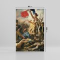 Obraz na płótnie 80x120 - "Wolność prowadząca lud" Eugène Delacroix - Reprodukcja - reprodukcja, obraz na płótnie