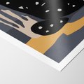Plakat bez ramy 21x30 - Formy Szarości - ciemny, mroczny plakat