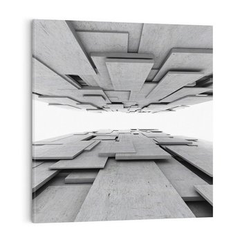 Obraz na płótnie 40x40 - Architektura 3D - architektura, 3D