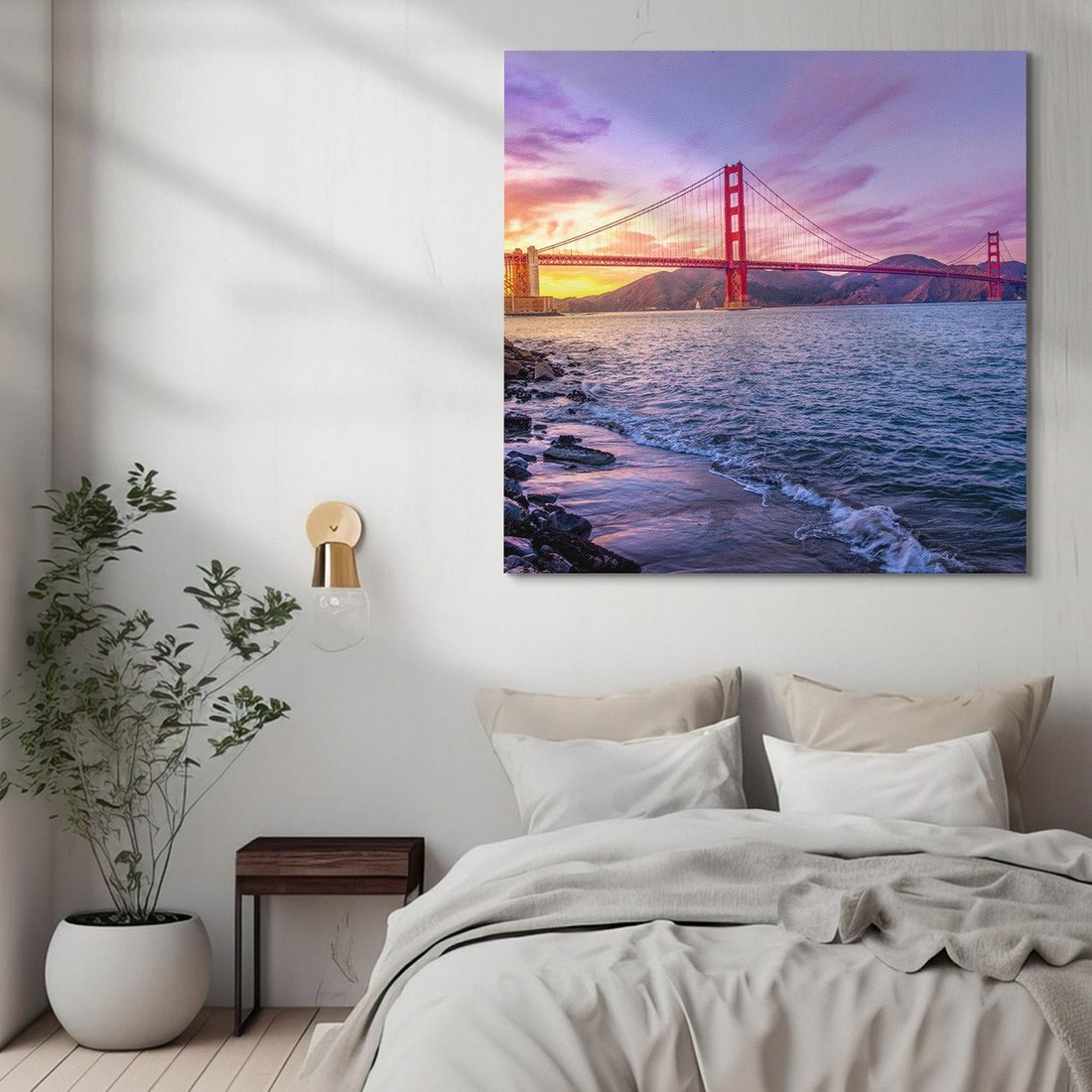 Obraz na płótnie 50x50 - Golden Gate - San Francisco - Golden Gate, San