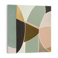 Obraz na płótnie 40x40 - Abstrakcyjne Pudry - abstrakcyjne kształty, plamy