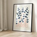Plakat bez ramy 30x40 - Migotliwe Kształty - kwiaty, rośliny